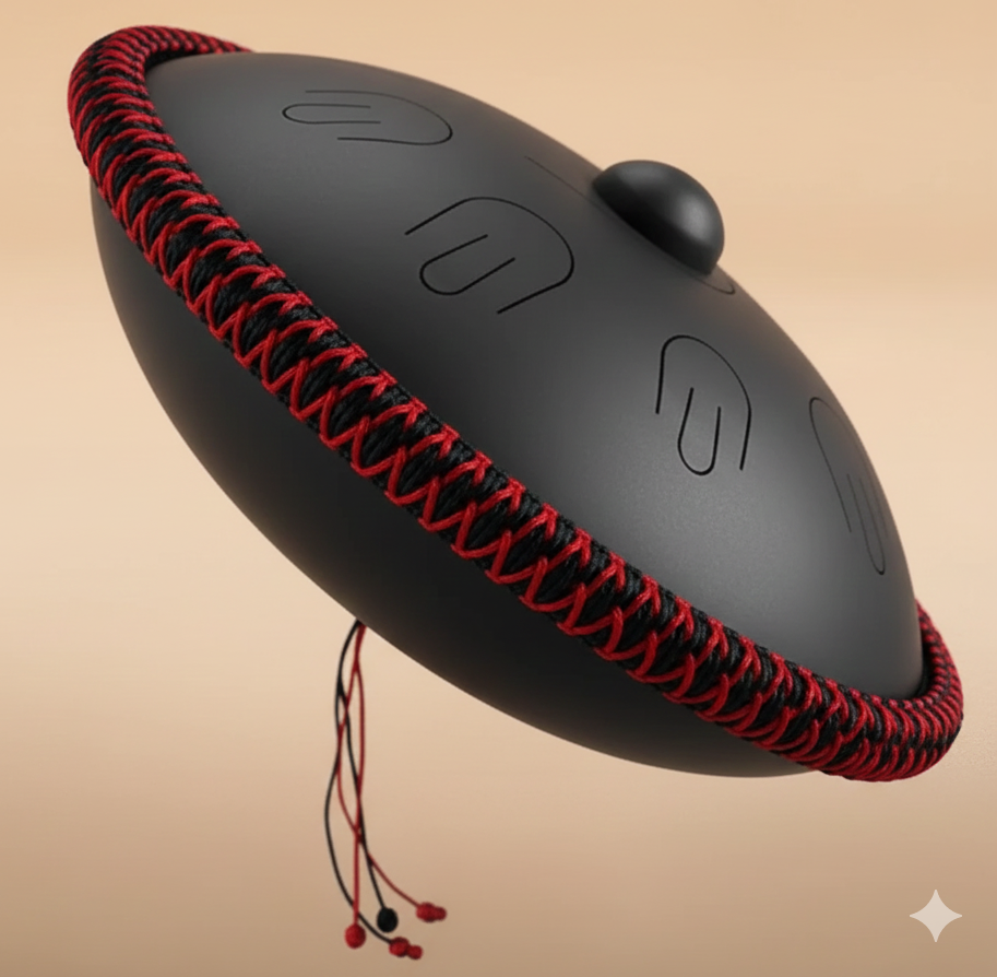 Premium Zungentrommel 9 Noten Seitenaufnahme